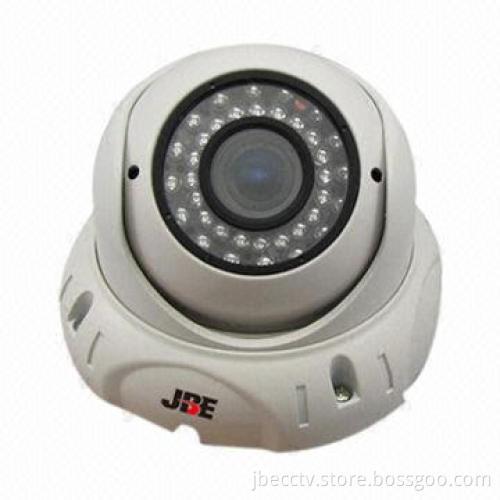 Varifocal Vandal-proof CCTV IR Dome Camera with Metal Housing, 1/3-inch Sony CCD Image Sensor